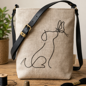 embroidery tote bag